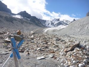 View up Haut d'Arolla Glacier