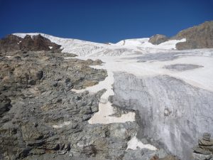 View back up Stockji Glacier